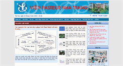 Desktop Screenshot of pasteur-nhatrang.org.vn